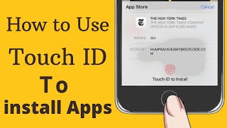 How to Use Fingerprint to Download Apps on iPhone and iPad || How to Use Fingerprint to Install Apps