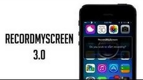 RecordMyScreen(Tweak) Camera Roll Issue / Using iFile