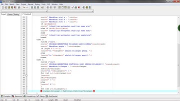 PROGRAM SWITCH CASE BERSARANG PURRFEEECCT