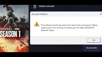 Fix Battlefield REDSEC DiscSoftLTD (Daemon Tools) Error Software Cannot Be Used At Same Time As Game
