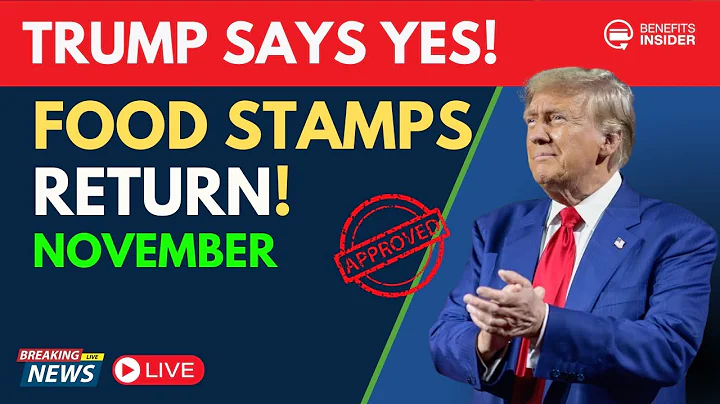 BREAKING: Trump Approves November Food Stamps: SNAP Funds Are Back!