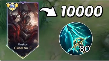 MOSKOV FIRST ITEM SKY PIERCER IS TOO OVERPOWERED IN EARLY GAME!!😱 | MOSKOV BEST BUILD 2025!