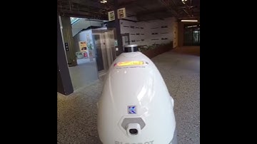 This autonomous security robot is a comedian