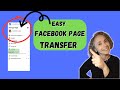 How to transfer a facebook business page from one business manager account to another 2024 version