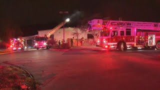 Emergency Crews Battle Early-Morning Building Fire In Tulsa