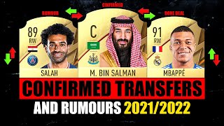 FIFA 22 | NEW CONFIRMED TRANSFERS & RUMOURS! ? ft. Newcastle, Salah, Mbappe… etc