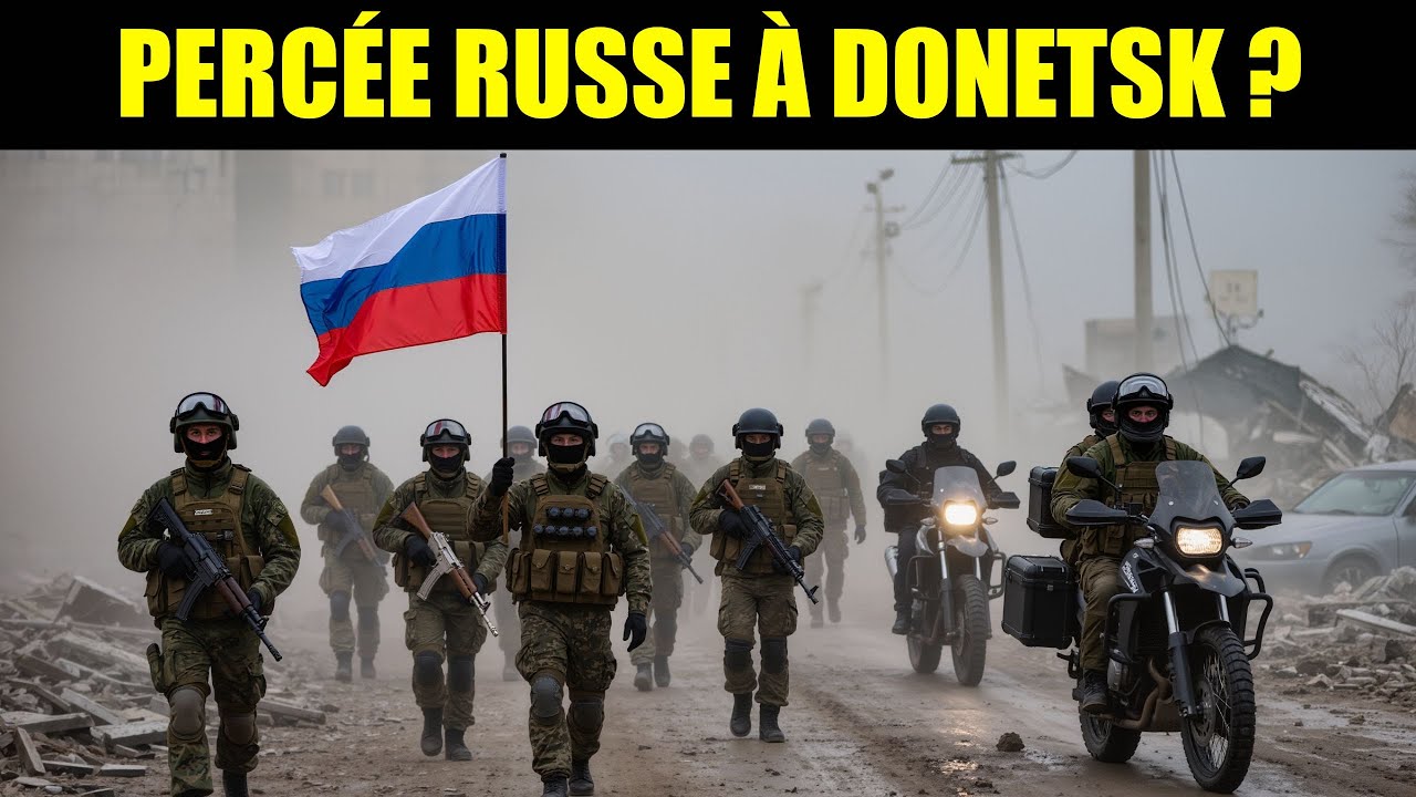 Percée russe à Donetsk ? Ce que révèle vraiment l’évolution du front