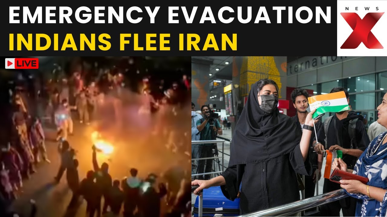 Indians Return From Iran LIVE: Indians Evacuated From Iran Land Safely in Delhi