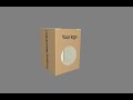 Candles gift box template svg box dxf packaging box svg box vector for cutting machine