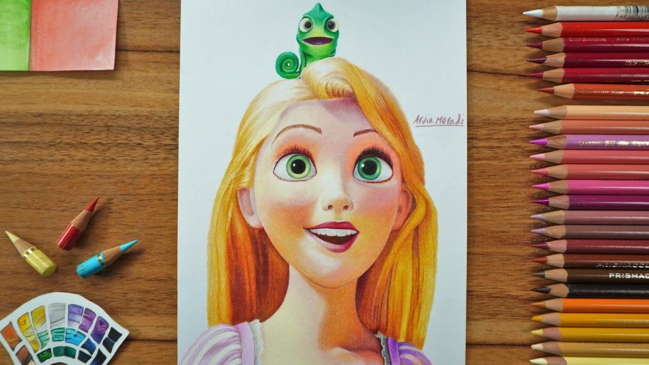 Tangled Drawing That Looks Like a Screenshot | AM Draws