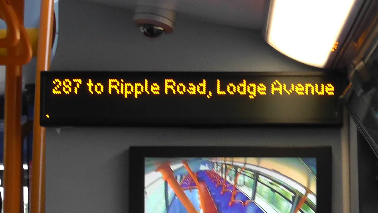 287 to Ripple Road, Lodge Avenue YouTube