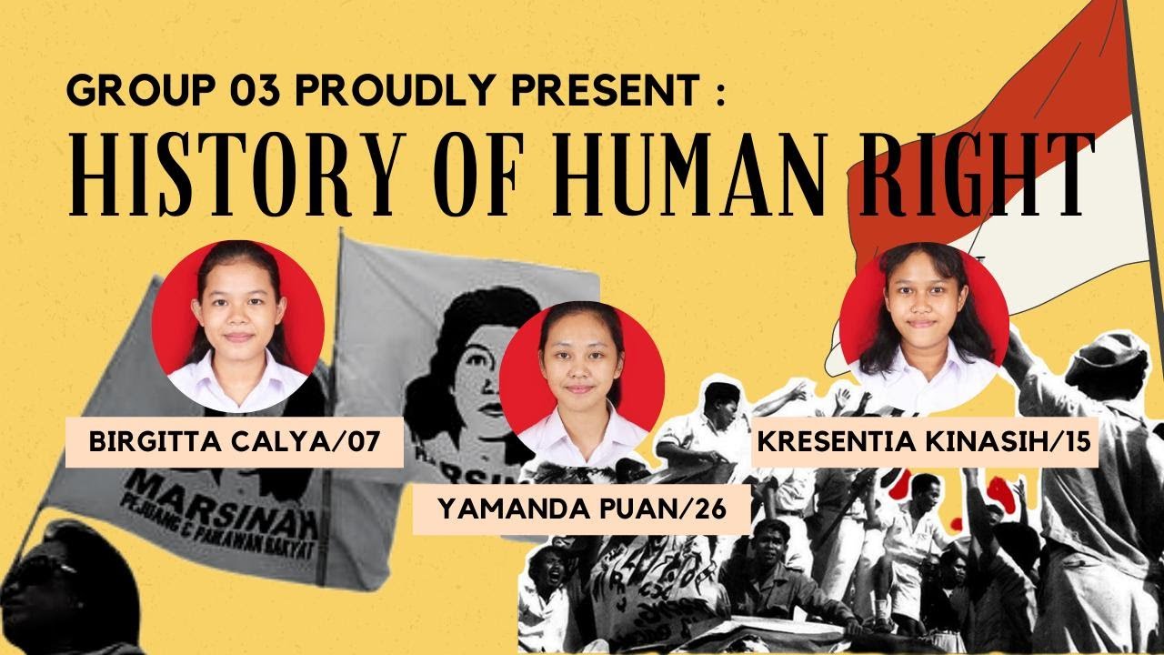 VLOG History of Human Rights in Indonesia by group 03 XI IPS 3