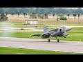 Flygvapnet 90år - Rote JAS 39 Gripen startar från Malmens flygplats