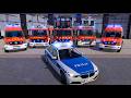 Emergency call 112  pompiers polonais en service 4k