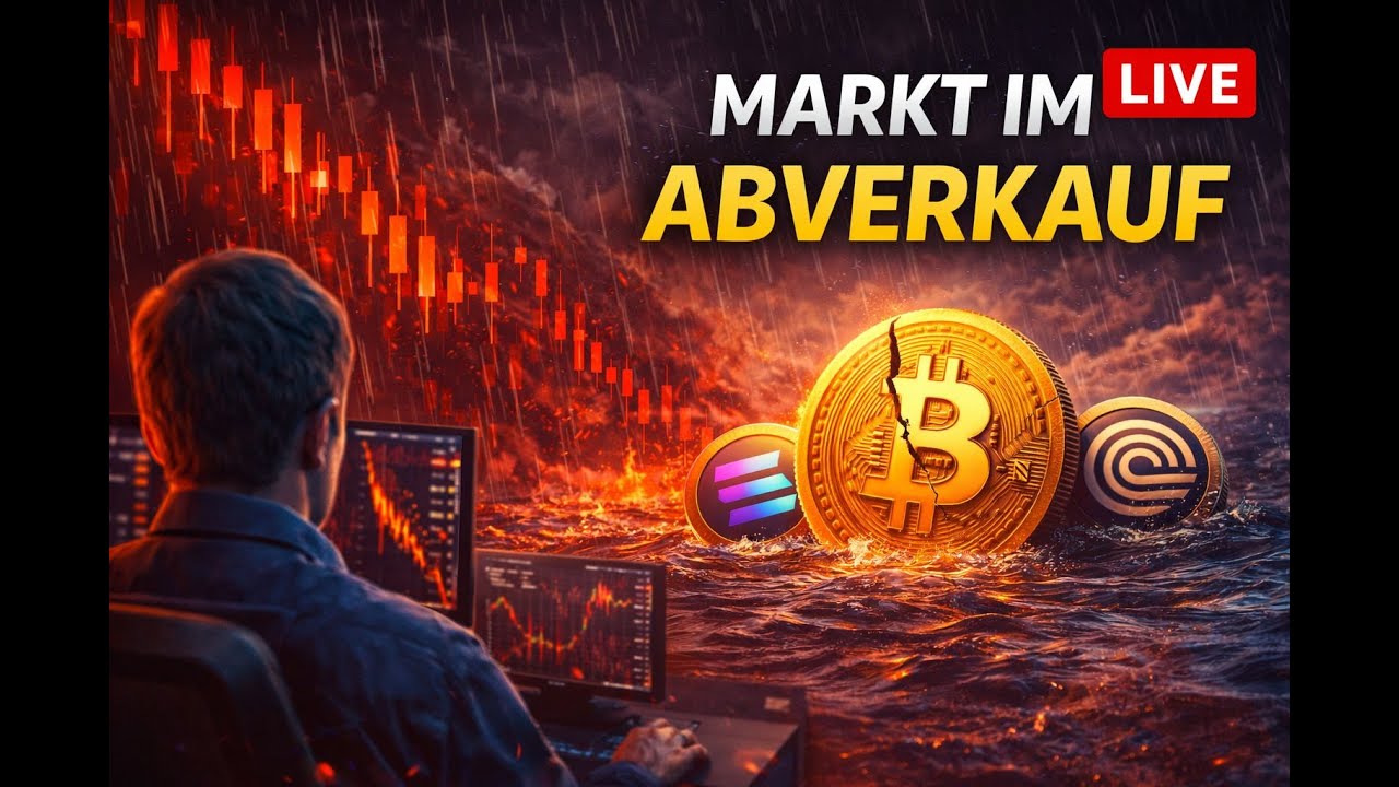 Krypto im Abverkauf: Was passiert jetzt mit Bitcoin & Altcoins? | Live  Marktanalyse - YouTube