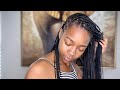 DIY Small Long Knotless Box Braids