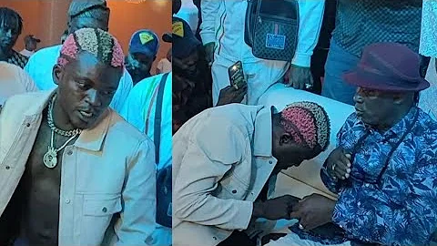 MOMENT PORTABLE BOW AND GREET K1 DE ULTIMATE AT MALAIKA'S BIRTHDAY PARTY