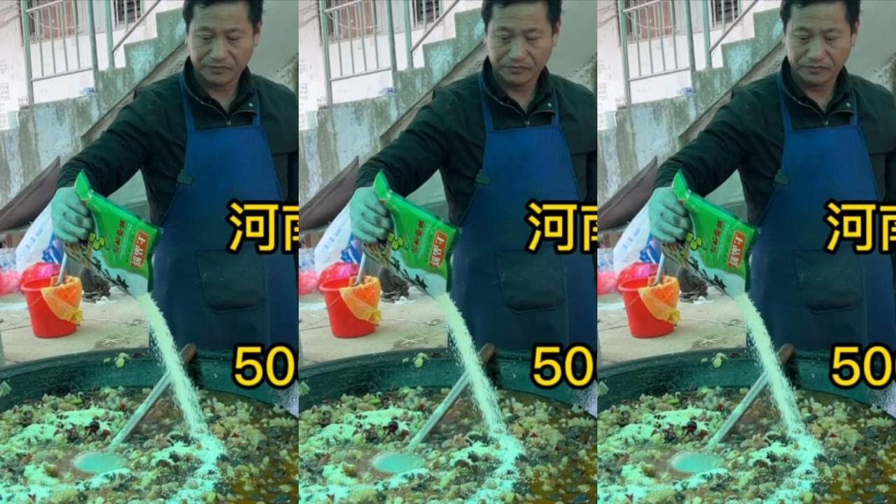 河南农村露天大席，500标准20个菜，两锅硬菜就值5000元，真豪横