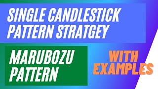 Single Candlestick Pattern Strategy | Marubozu Pattern