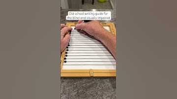 Writing Guide for the Blind and Visually Impaired. #writing #VisuallyImpaired #tool