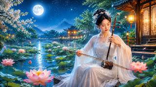 Solace Under the Lotus Moon 🌙 Relaxing Chinese Erhu Music for Healing