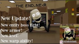 Roblox Da Backrooms: New level THE END and entity 666!