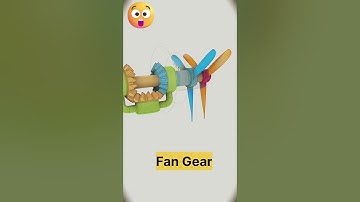 How Gears Power a Propeller: 3D Mechanical Model #engineering