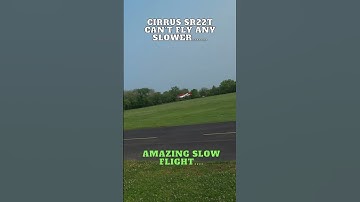 Eflite Cirrus has amazing slow flight performance