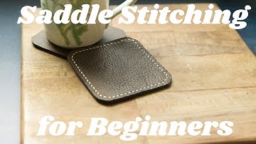 The Leather HAND-STITCHING SECRET to a Perfect Saddle Stitch Without a Stitching Pony!