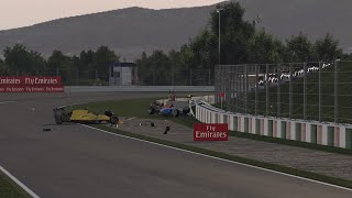 F1 2016- AI Crash Compilation 8