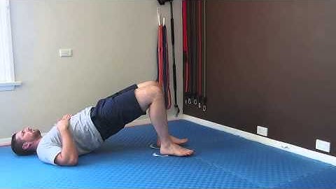 Eccentric Hamstring Sliders