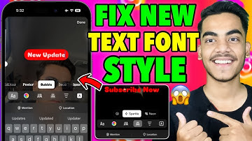 Fix Instagram New Font Style Update Not Working |Instagram Font Style |Instagram Story New Text Font