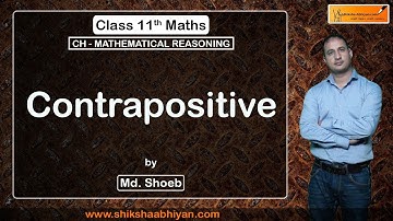 Contrapositive - #CBSE Class 11 Maths