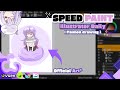 SPEED DRAWING - Menggambar illustrasi official art Miri