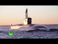 Видео спуска модернизированной подводной лодки «Кронштадт»
