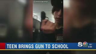 Teen Brings Gun To School