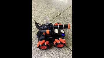 remote control tank with jelly gun blaster - playmaster toys