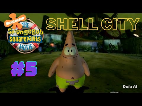 CHEGAMOS EM SHELL CITY! 👑 A BUSCA PELA COROA FICOU SÉRIA! | Bob Esponja - #5