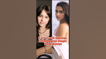 5 Artis Cantik Blasteran Italia Menawan Dengan Wajah Bulenya #shortviral #artis