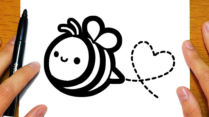 COMMENT DESSINER UNE ABEILLE MIGNONNE | Dessins faciles