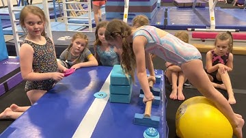 Cast Shaping Game for Level 1 Gymnasts