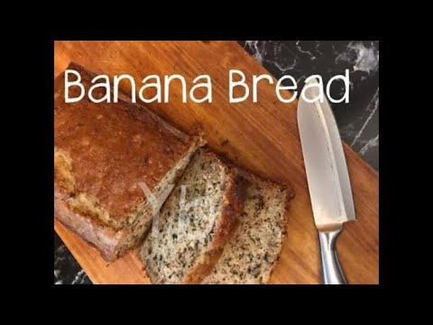 SOUR CREAM BANANA CHOCOLATE CHIP BREAD. 