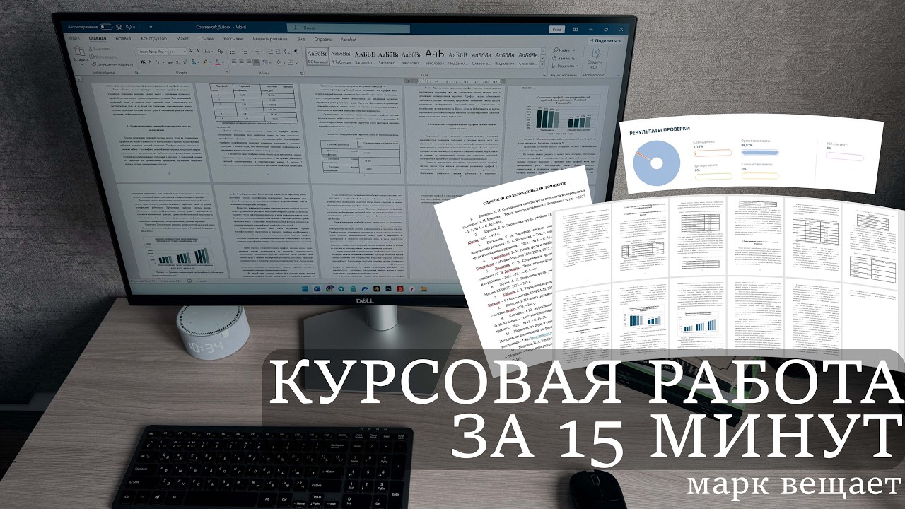 Превью видео — курсовая работа за 15 минут