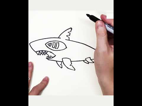 How to Draw Sharpedo Pokemon  Sharpedo drawing Sharpedo  howtodraw drawing draweasy