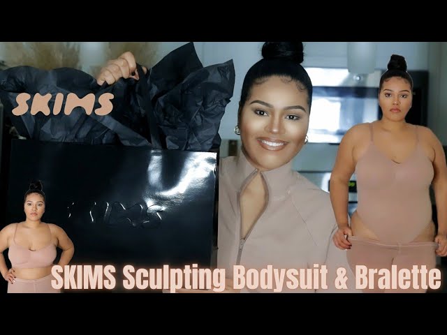 SKIMS Sculpting Bodysuit & Bralette Shapewear Try On & Review