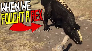 Raptor Pack Hunting a T-Rex | The Isle EVRIMA