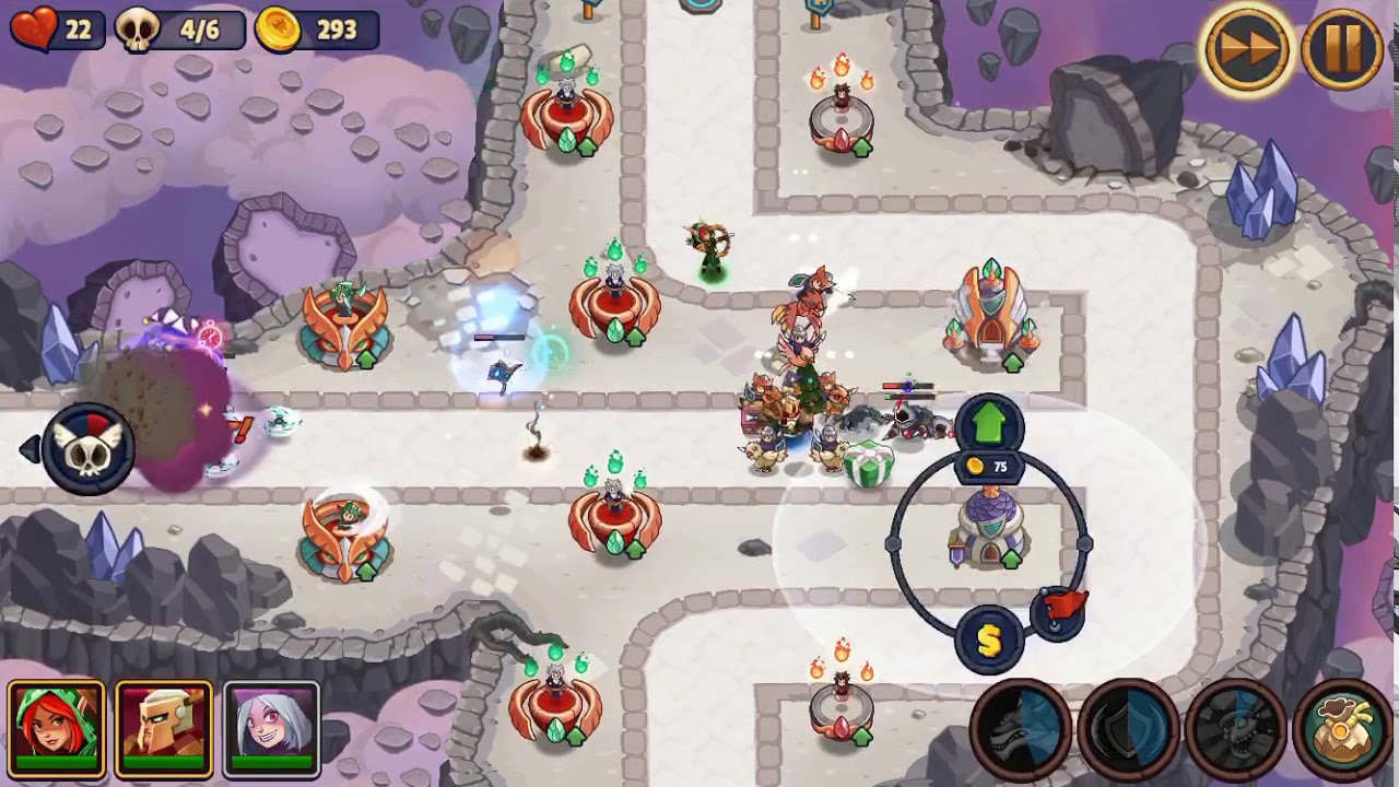 Realm Defense | World 4 | Level 103 | Campaign Mode | 3 Stars | No Spells | Caelum Cloudveil