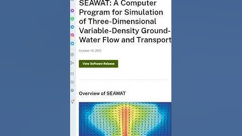 Alternatives for modeling seawater intrusion with open source software