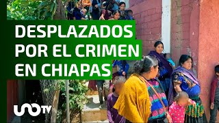 Víctimas del crimen, 240 familias dejan sus casas en Pantelhó, Chiapas.