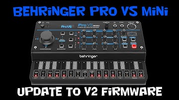 Behringer Pro VS Mini How to update to firmware V2